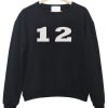 12 sweatshirt