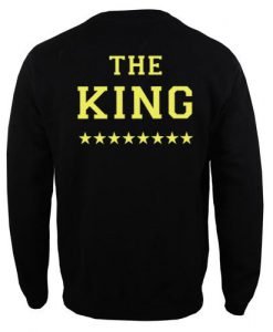 The King His Queen Couple Sweatshirt Back