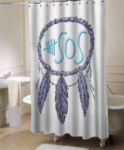 5 Second Of Summer 5sos dreamcatcher shower curtain customized design for home decor