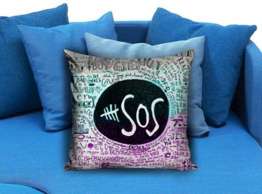 5 Second Of Summers Lyric Quotes Pillow case