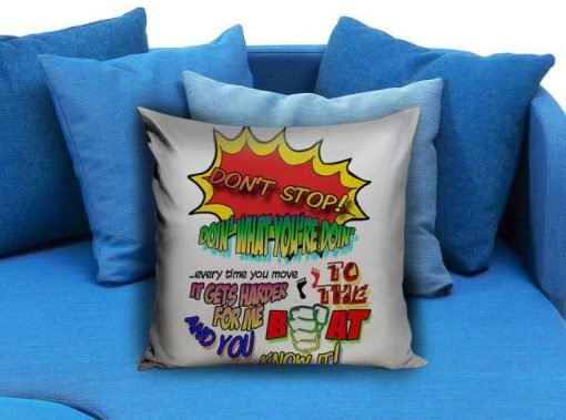 5 Seconds of Summer Don't Stop Pillow case