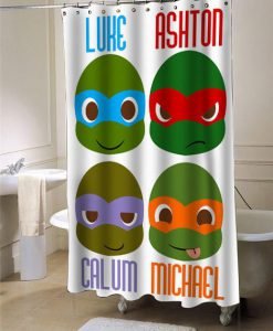 5 second of summer NINJA shower curtain customized design for home decor