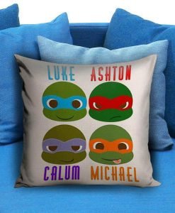 5 seconds of summer ninja turtles Pillow case