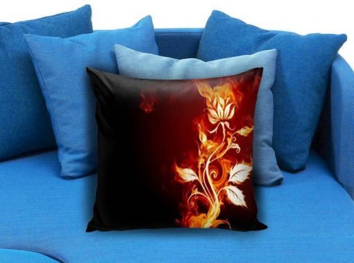 Abstract Fire Flower Pillow case