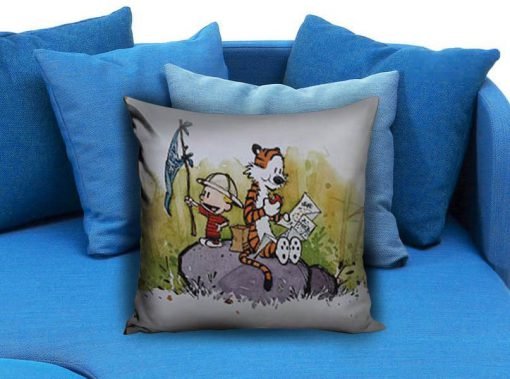 Adventure Calvin and Hobbes Pillow case