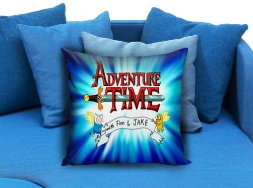 Adventure Time and Bacon Pancakes Pillow Case