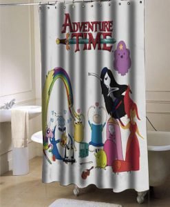 Adventure time shower curtain customized design for home decor