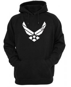 Air force racerback front hoodie