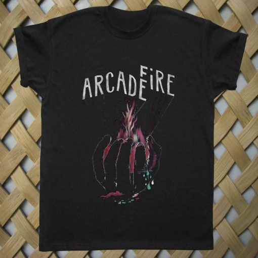 Arcade Fire Hand Logo T shirt
