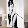 Audrey Hepburn ihomegift shower curtain customized design for home decor