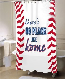 Baseball Shower Curtain Sports Bathroom Decor Fabric Shower Curtain Baseball Bathroom