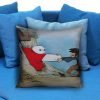 Baymax stuk in a hole Pillow case