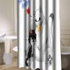 Baymax and hiro shower curtain customized design for home decor