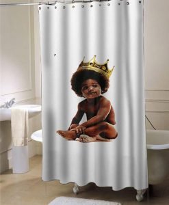 Big notorious notorious big biggie smalls shower curtain customized design for home decor