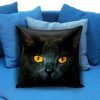 Black Cat Eyes Dark Pillow case