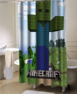 Brick Game shower curtain customized design for home decor