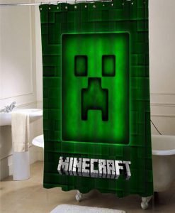 Brick Game Style shower curtain customized design for home decor