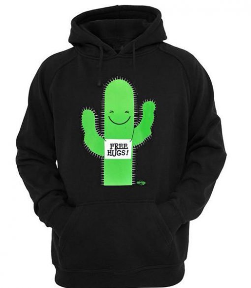 Cactus free hugs hoodie