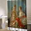 CafePress Francois Boucher  Allegory of Music shower curtain customized design for home decor