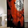 Halloween Bloody Moonlight Nightmare  shower curtain customized design for home decor