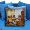 Calvin and Hobbes Reading Pillow case