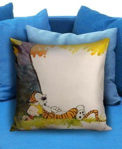 Calvin and Hobbes Sleep Square Pillow case