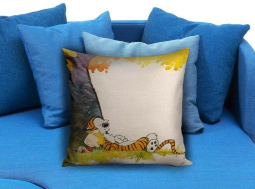 Calvin and Hobbes Sleep Square Pillow case