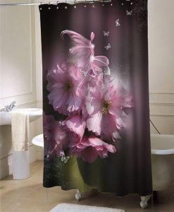 Cherry Blossom Fairy shower curtain customized design for home decor