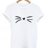 Cute Cat Whiskers T shirt