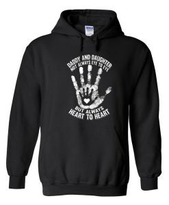 Daddy And Daughter Not Always Eye To Eye Hoodie