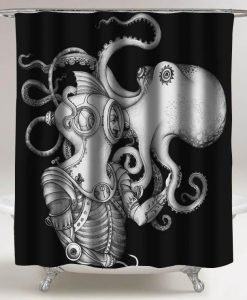 Deep Sea Discovery shower curtain customized design for home decor