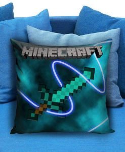 Diamond Sword Brick Game Minecraft Creeper Pillow case