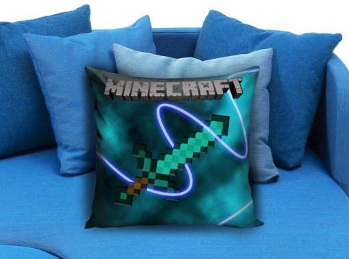 Diamond Sword Brick Game Minecraft Creeper Pillow case