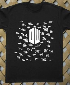 Doctor Who Tally Marks pullover T shirt
