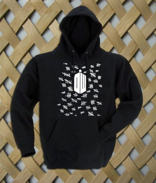 Doctor Who Tally Marks pullover Hoodie