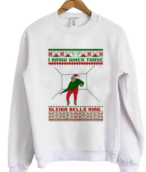 Drake Ugly Christmas Sweater I Know When Those Sleigh Bells Ring copy sweatshirt
