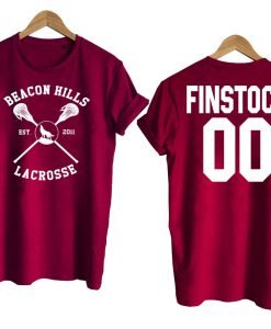 Teen Wolf shirt beacon hills tshirt FINSTOCK 00 Tshirt Maroon