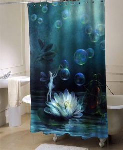 Fairy shower curtain customized design for home decor
