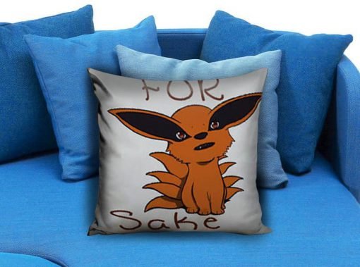 For Fox Sake cute fox Pillow case