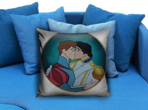 Gay Pride Princes Alternative Disney Pillow case