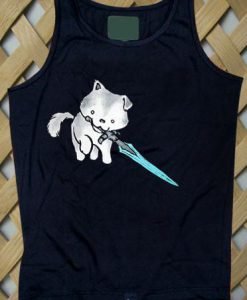 Great Grey Wolf Puppy Tank top