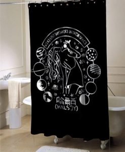 Halsey Art shower curtain customized design for home decor