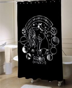Halsey Art  shower curtain customized design for home decor