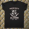 Hogwarts Alumni Harry Potter Logo T shirt