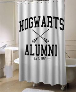 Hogwarts alumni harry potter shower curtain customized design for home decor