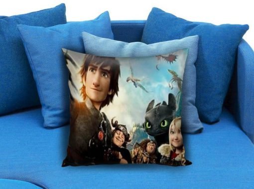 How to Train Your Dragon Cast Toothless Hiccup Pillow case