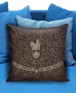 I Am & We Are groot the guardians of galaxy Pillow case