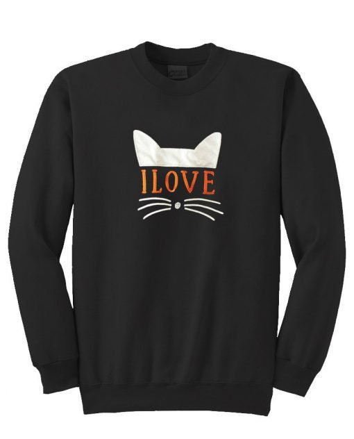 I love cat sweatshirts