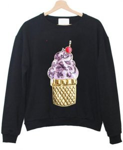 Ice Cream Lace Ladies sweatshirt