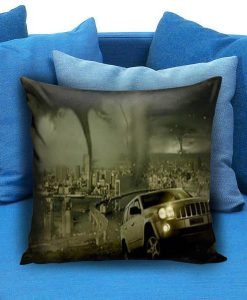 Jeep and Tornado Pillow case